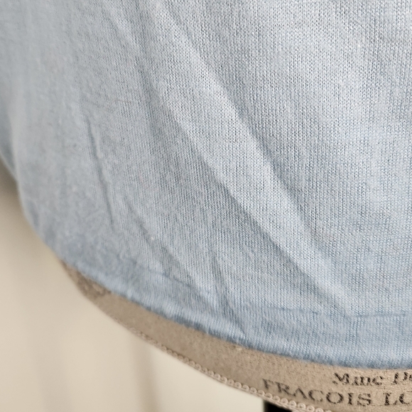 90s Pastel Blue Embroidered Jumper - Picture 13 of 13